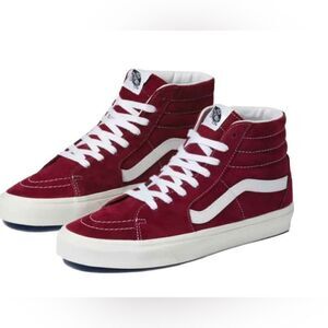 Vans Men's Red High-Top Sneakers